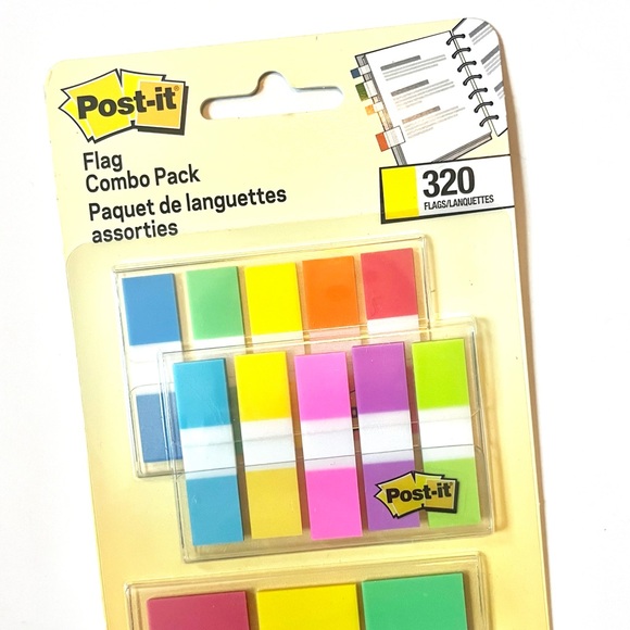 🏷️ Post-it colorful index tab combo pack set of 320 - Picture 4 of 8